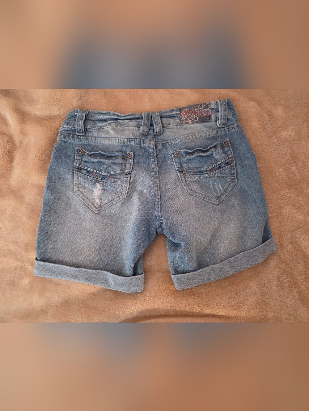 Vintage Wallflower Y2K Light Blue Jean Shorts